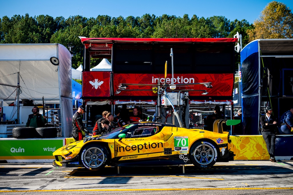 Hjerteskærende IMSA-afslutning for Frederik Schandorff. 
(Foto: Inception Racing)